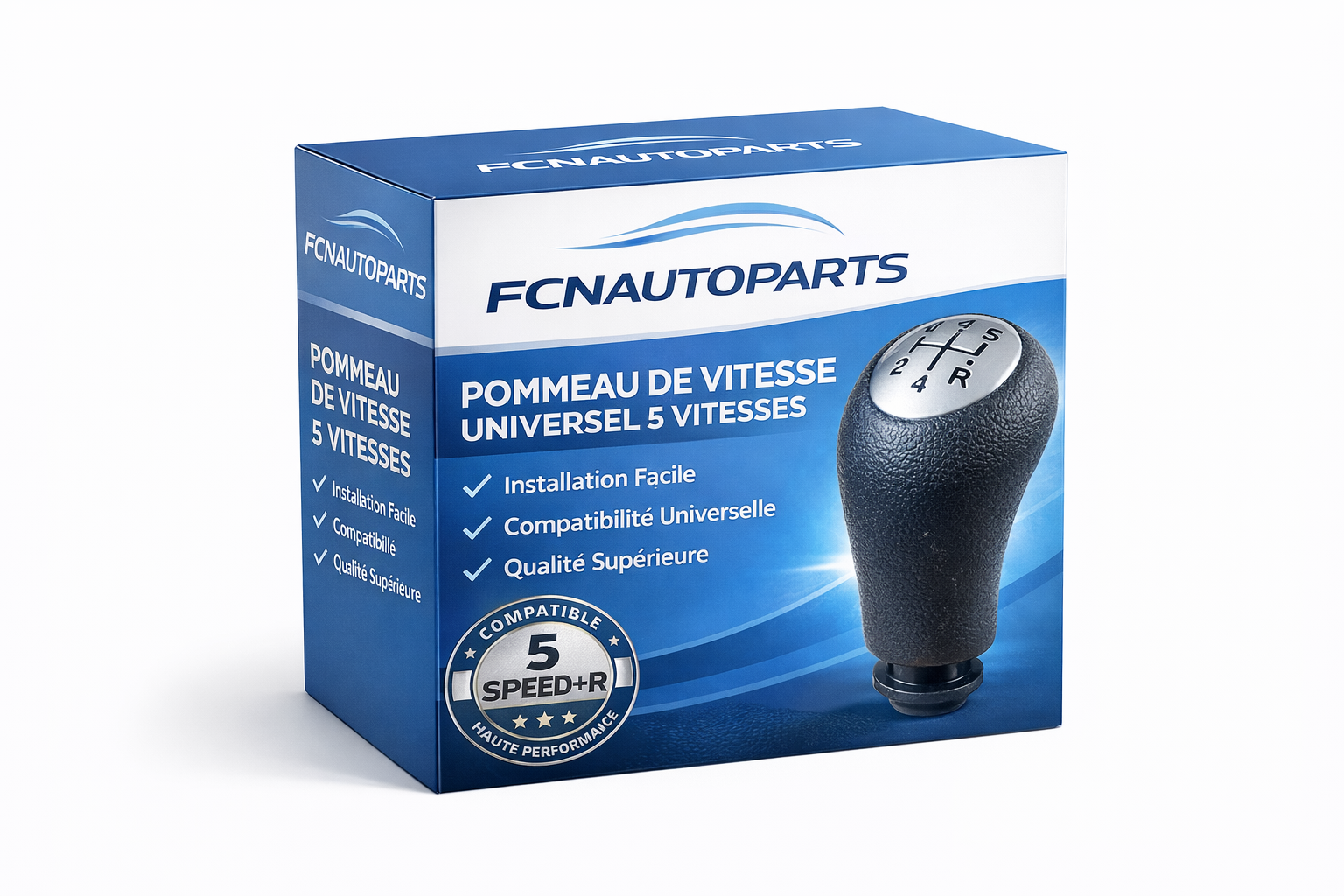 Pommeau de vitesse universel 5 vitesses FCNAUTOPARTS