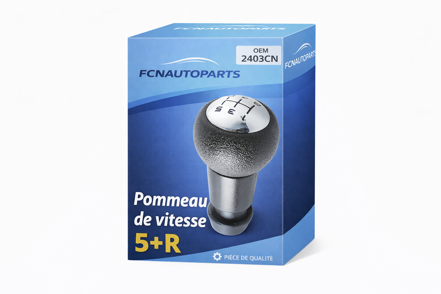 Pommeau de vitesse 5+R FCNAUTOPARTS — Réf. OEM 2403CN