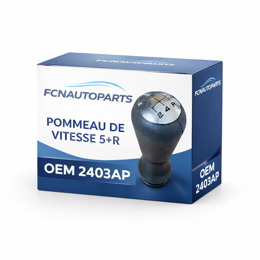 Pommeau de vitesse 5+R FCNAUTOPARTS — Réf. OEM 2403AP